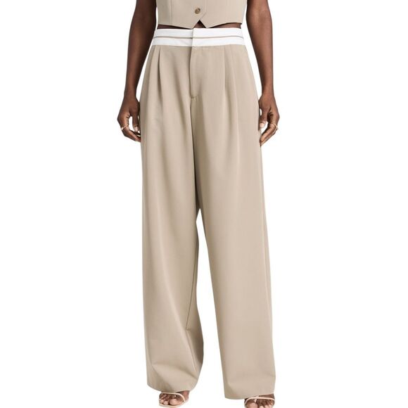 WAYF exposed waistband trouser pants Small - Picture 1 of 4